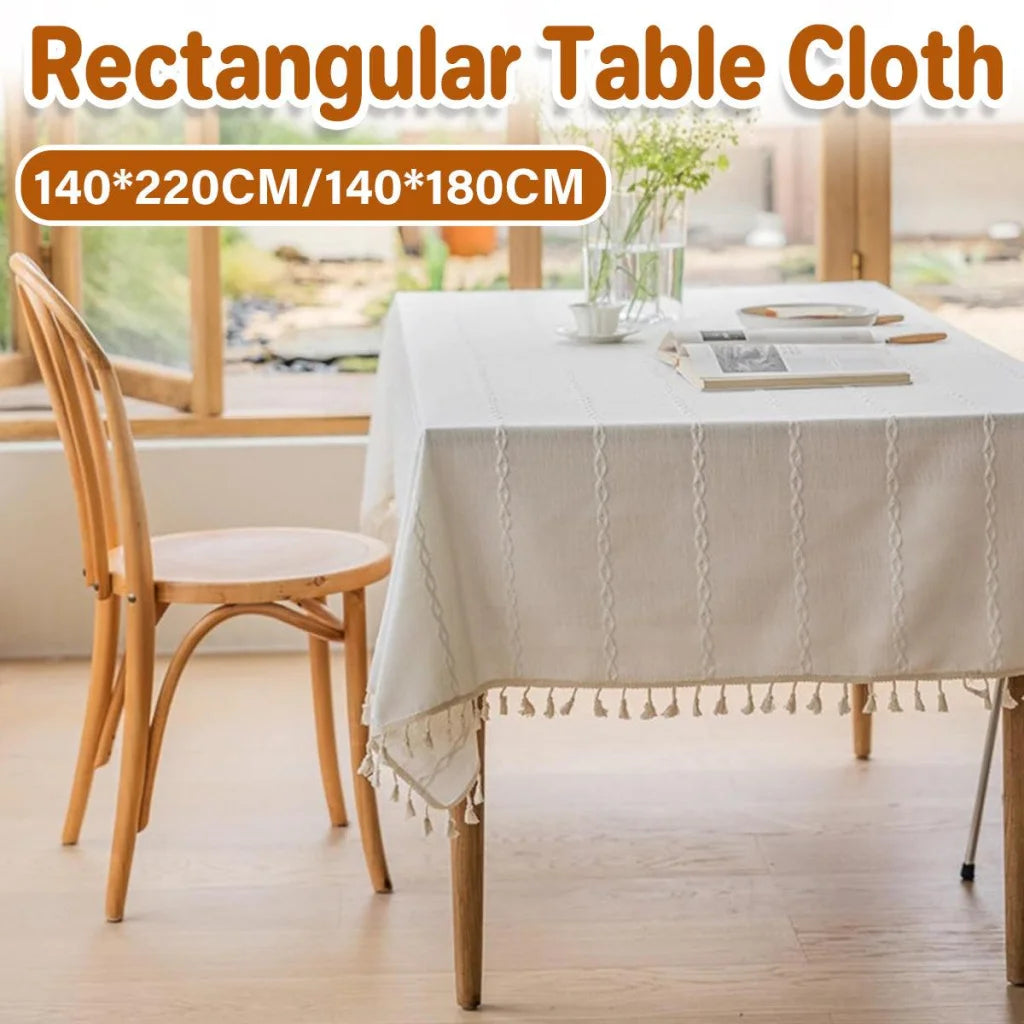 Rectangular Tablecloth Home Dining Table Cover Coffee Table