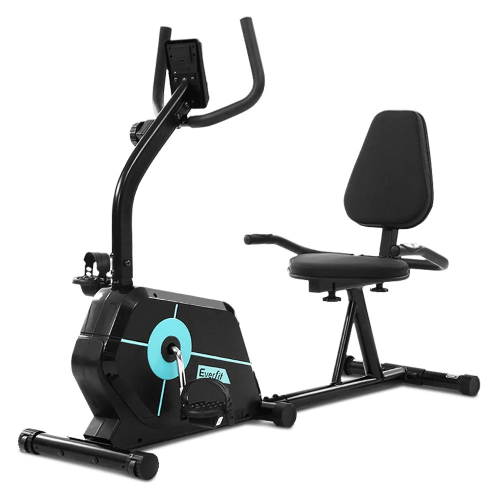 Recumbent Exercise Bike Magnetic Fitness Cycle Trainer Gym