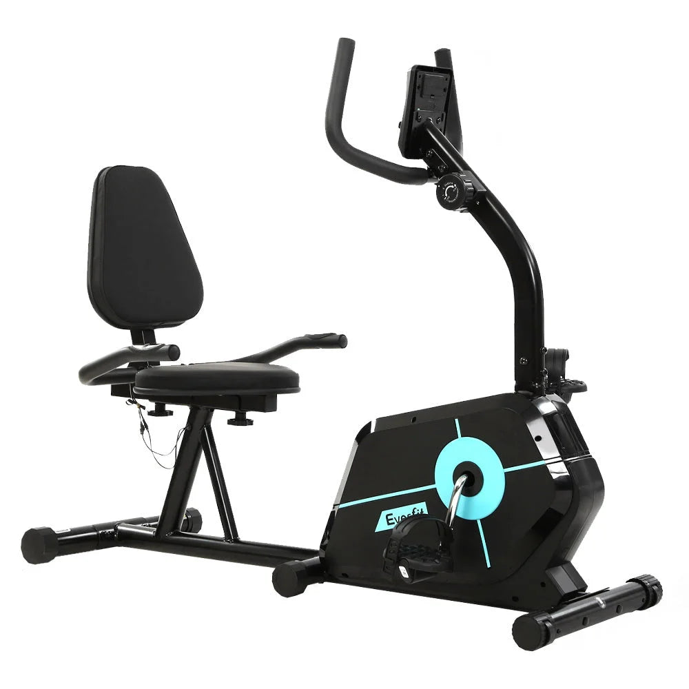 Recumbent Exercise Bike Magnetic Fitness Cycle Trainer Gym