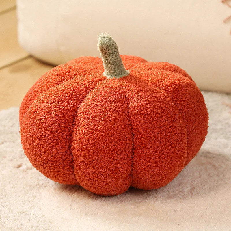Red 2-PCS 30cm Creative Plush Pumpkin Pillow for Sofa
