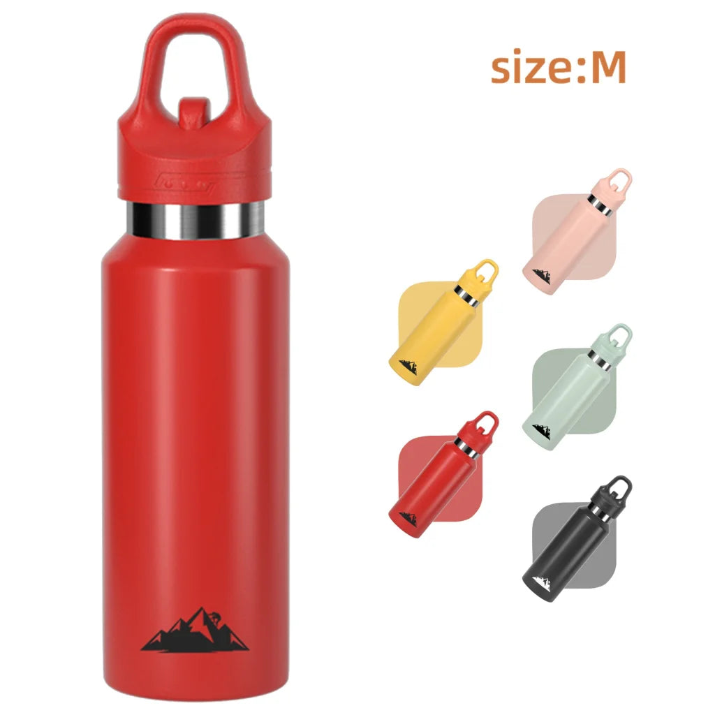Red 480ml Insulated Stainless Steel Water Bottle Leakproof