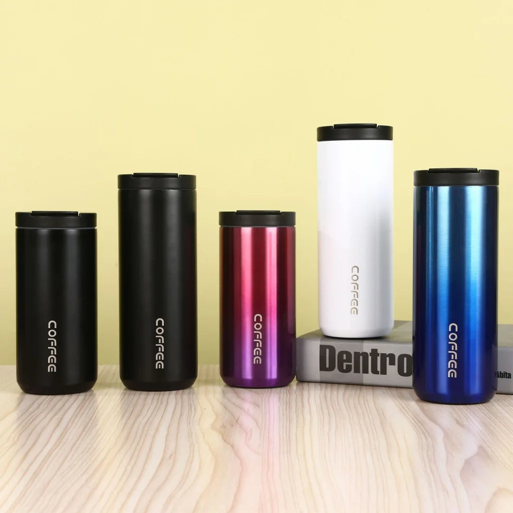 Red And Purple Gradient Color Sleek Insulated Stainless Steel