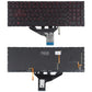 Red Backlit Us Keyboard For Hp Omen 15 / 17 Series