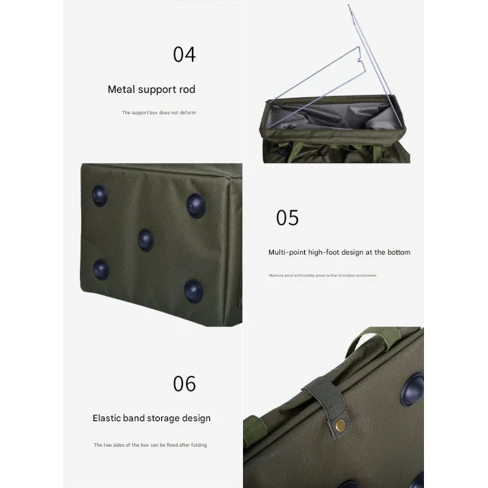 Red,Blue and White Stripes Heavy Duty Foldable Outdoor