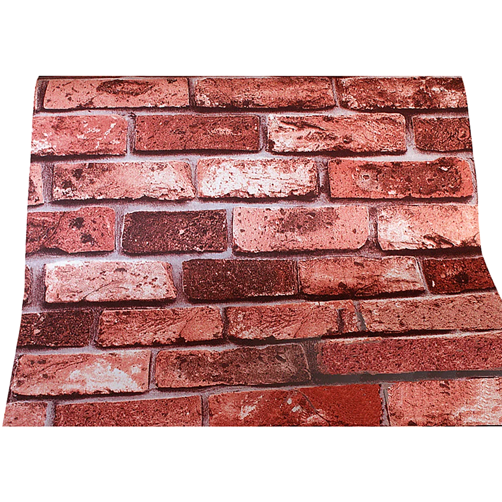 Red Brick Print Theme Wallpaper 10M 3D - Fitness Accessories