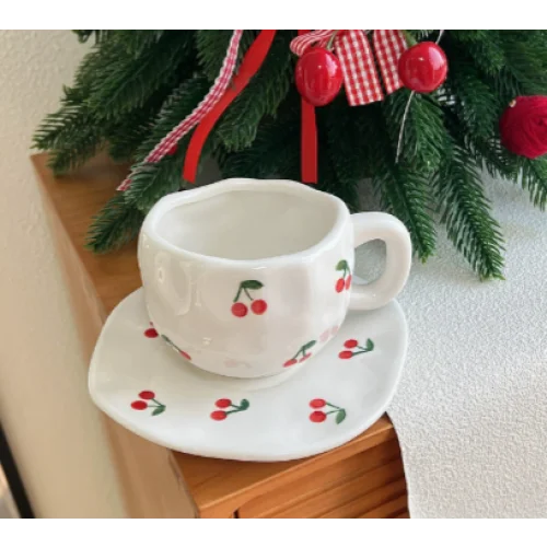 Red Cherry 300ML Underglaze Hand Pinched