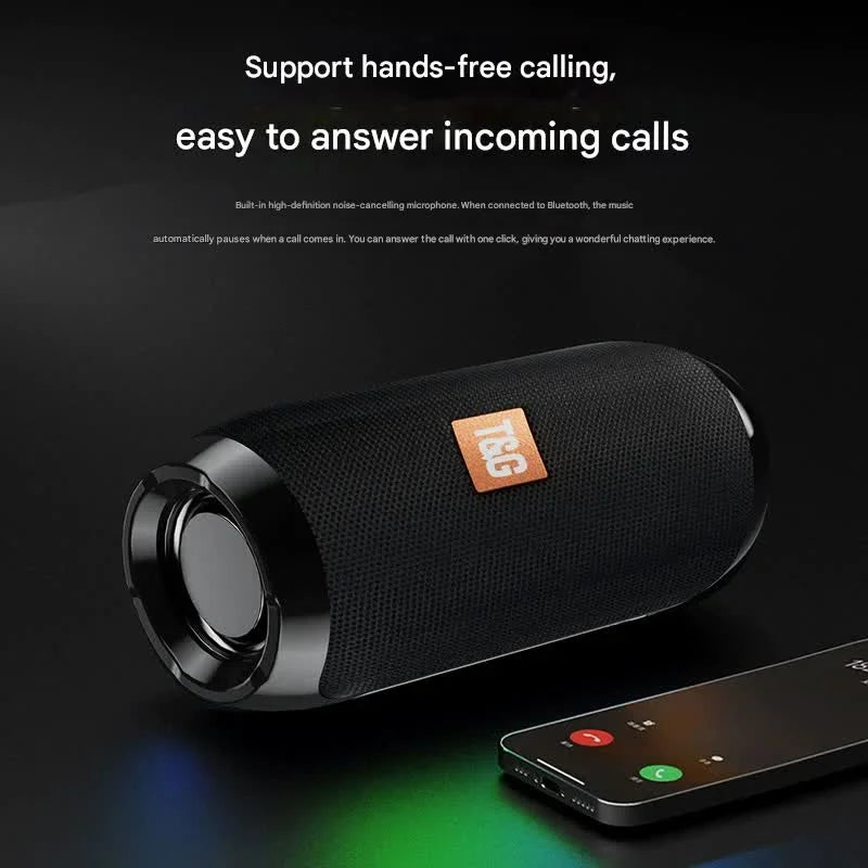 Red (cross red) Portable Bluetooth Speaker - HiFi 360