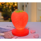 Red Cute Silicone Strawberry Night Light - USB Rechargeable