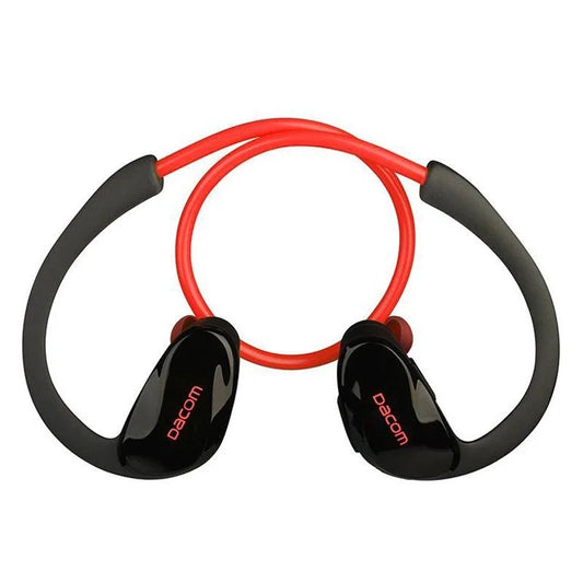 Red Dacom Athlete Bluetooth Earphones With Mic Sport