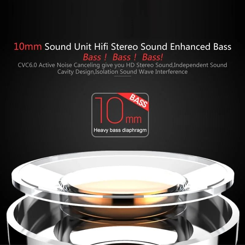 Red Dacom Athlete Bluetooth Earphones With Mic