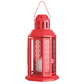Red Metal Miners Lantern 5 Pack - 21cm Summer Xmas Wedding