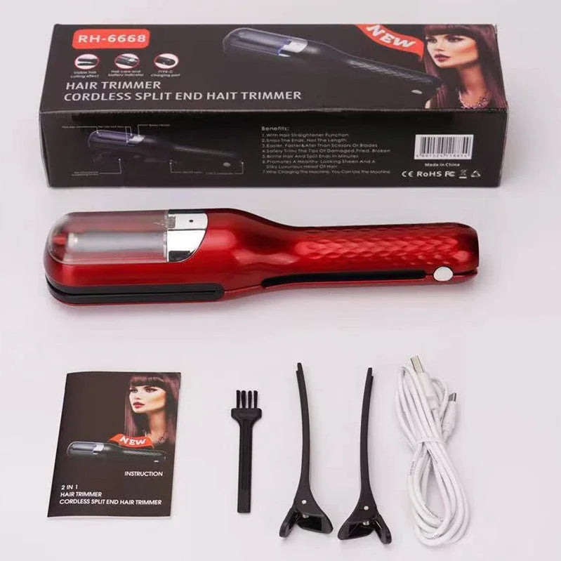 Red Mini - Automatic Hair Repair Split End Remover Trimmer
