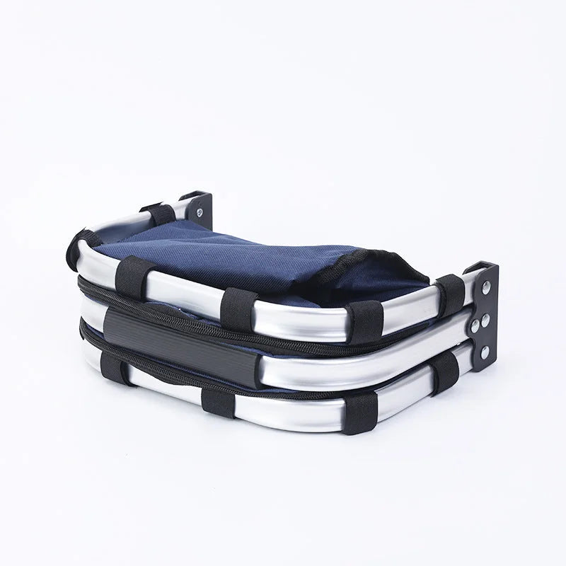 Red Portable Picnic Basket - Foldable Insulated Outdoor