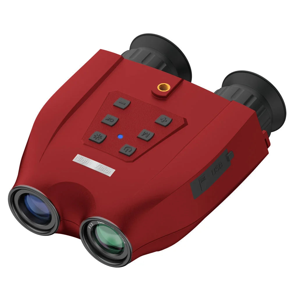 Red Professional HD Digital Night Vision Binoculars - 6X