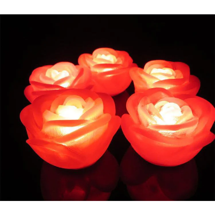 Red Rose Battery String Fairy Light - Party Night Wedding