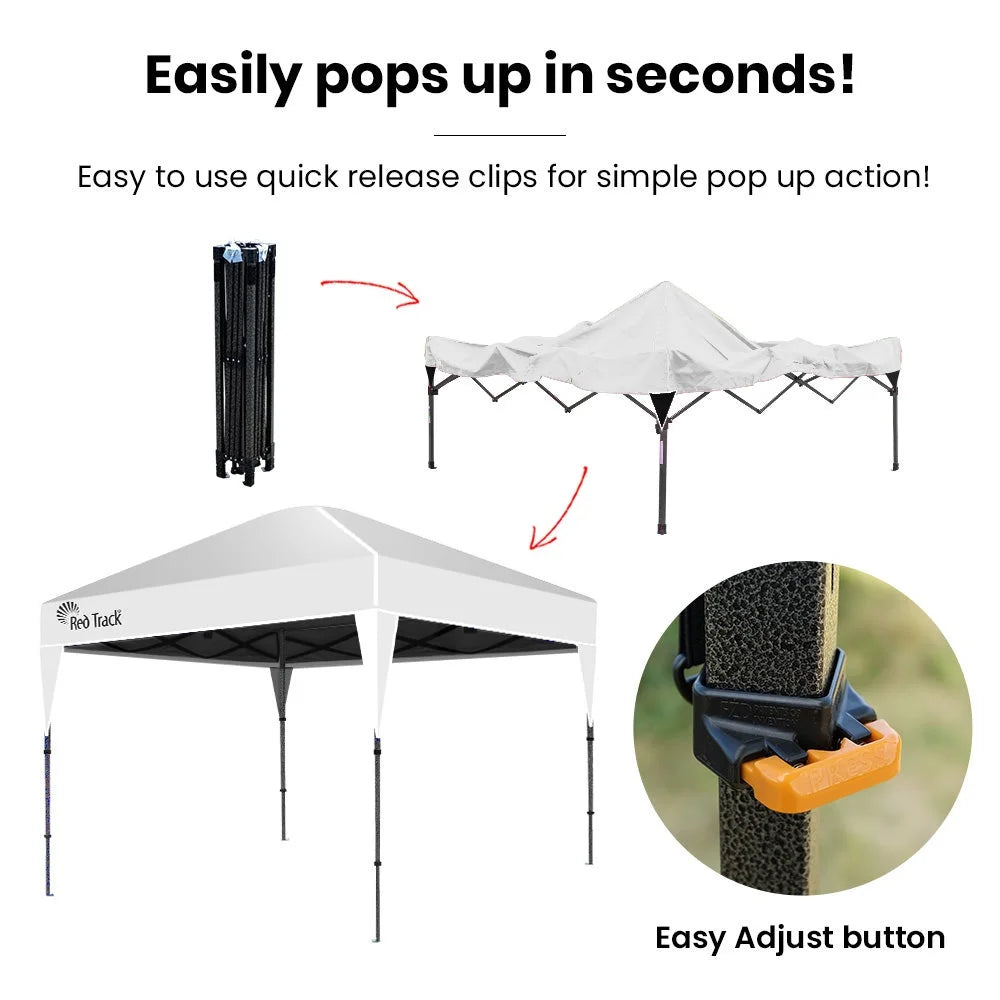 RED TRACK 3.6x2.2m Ultra Compact Folding Gazebo Carry bag