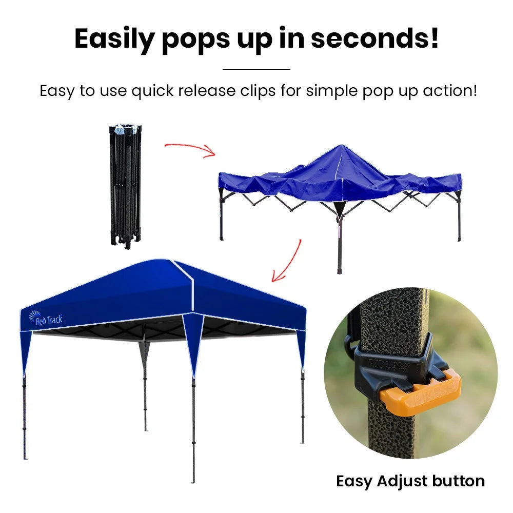 RED TRACK 3.6x2.2m Ultra Compact Folding Gazebo Carry bag