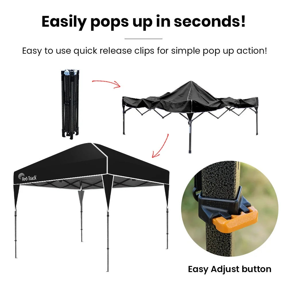 RED TRACK 3x3m Ultra Compact Folding Gazebo Carry bag