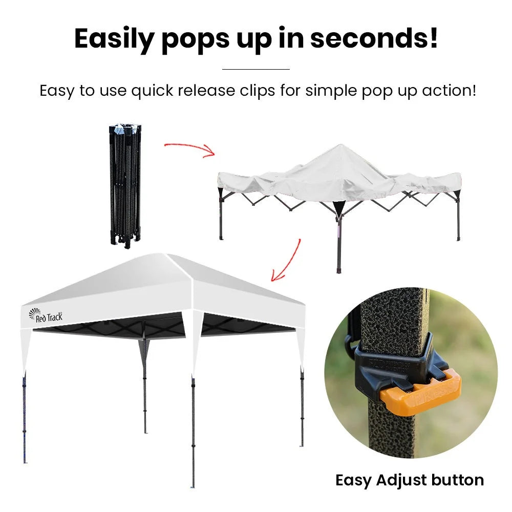 RED TRACK 3x3m Ultra Compact Folding Gazebo Carry bag