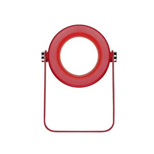 Red Transformable Lantern Desk Lamp with USB Rechargeable
