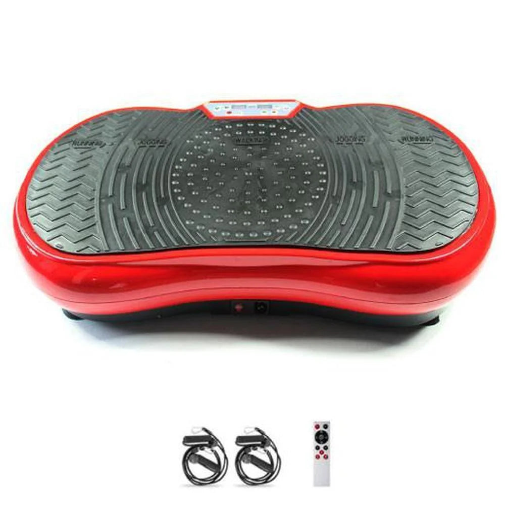 Red Vibration Machine Platform - Exercise Vibrating Plate