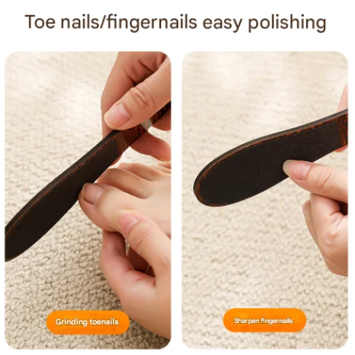 Reddish Brown Professional Pedicure Foot File 10-Pack