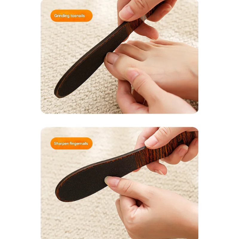 Reddish Brown Professional Pedicure Foot File 10-Pack