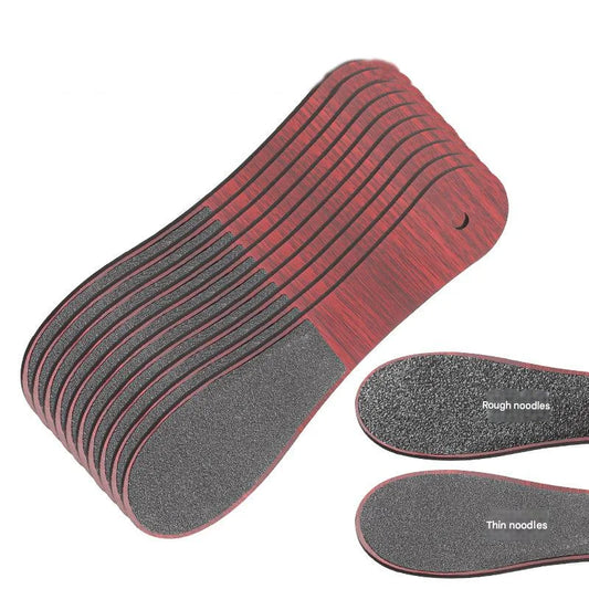 Reddish Brown Professional Pedicure Foot File 10-Pack