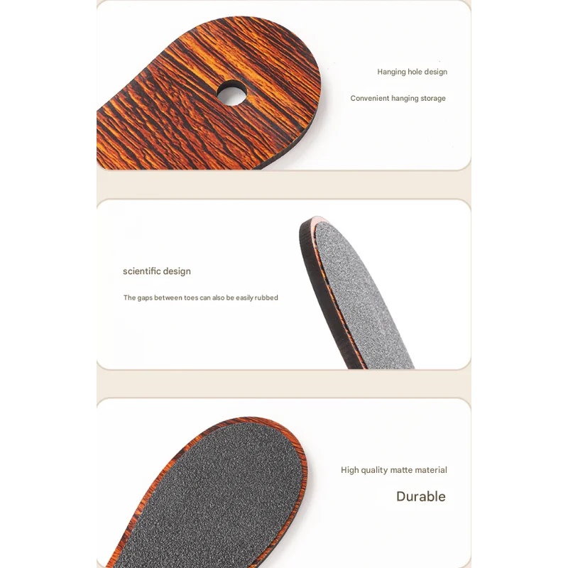 Reddish Brown Professional Pedicure Foot File 10-Pack