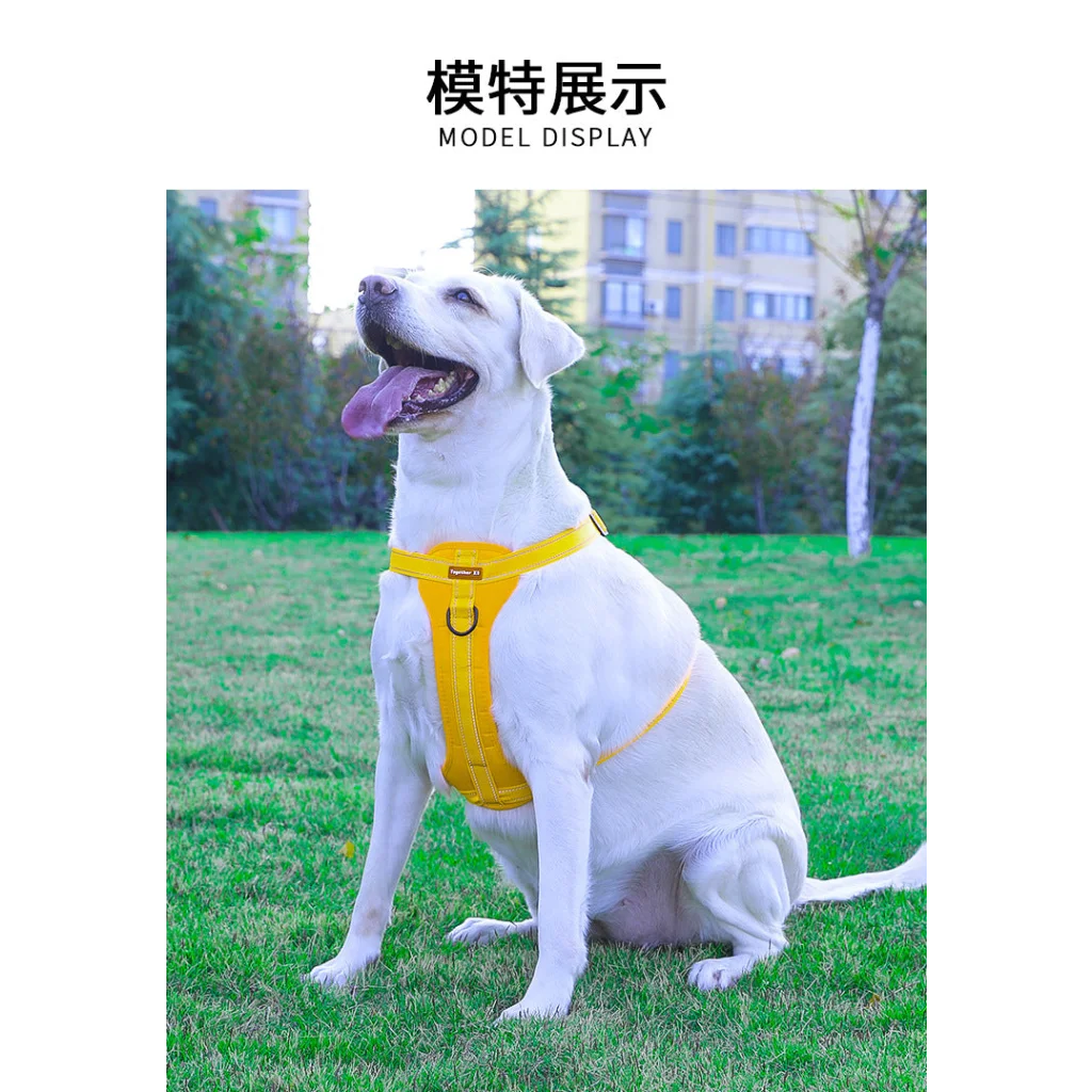 Reflective Dog Harness with Leash No-Pull Vest Harness