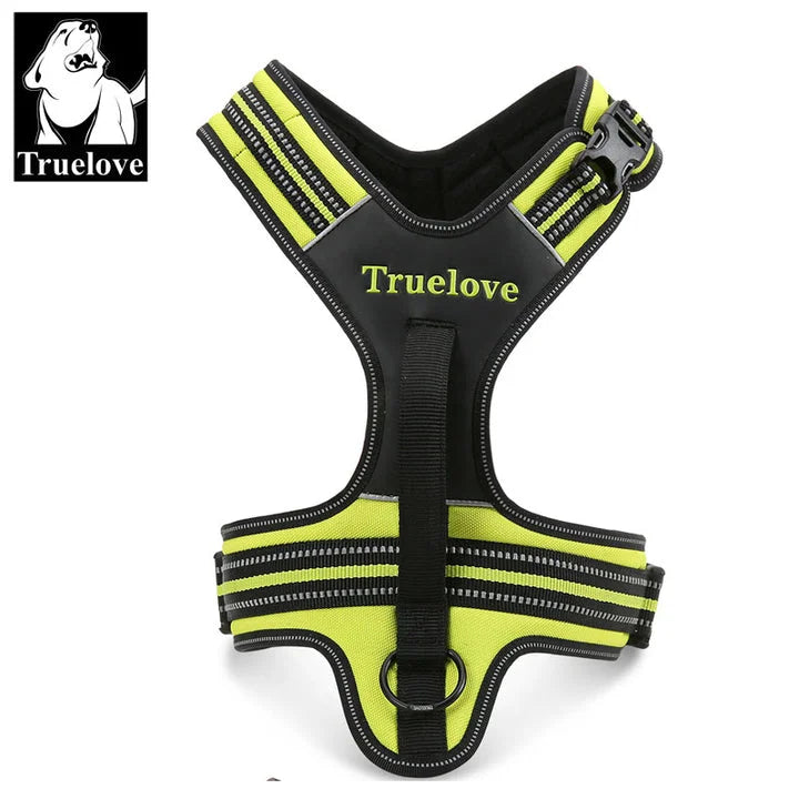 Reflective Heavy Duty Harness - Neon Yellow (L)