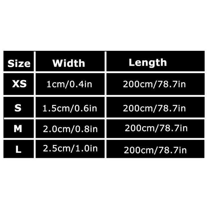Reflective Pet Leash 2M - Grey (S)