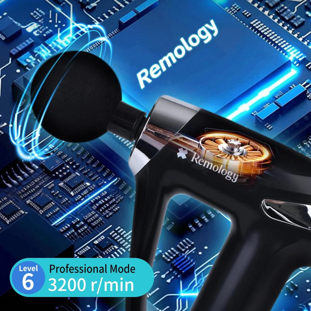 Remology Impact Therapy 6 Adaptive Speed USB-C Massage Gun