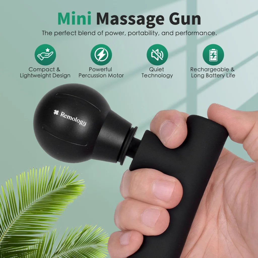Remology Mini Massage Gun - Health & Beauty > Massage &
