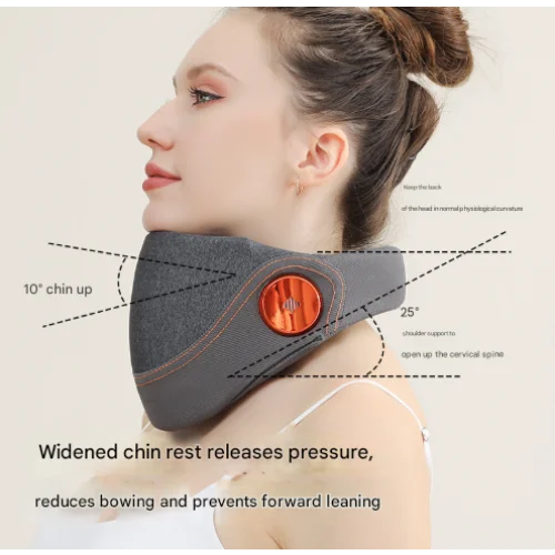 Remote Control Grey Multi-Mode Cervical Traction Neck