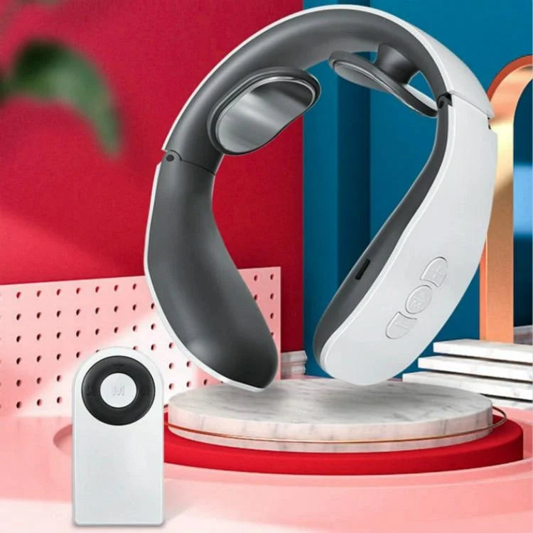 Remote Heating Neck Massager With Electromagnetic Pulse
