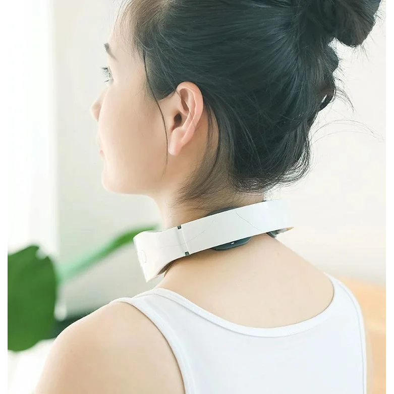 Remote Heating Neck Massager With Electromagnetic Pulse