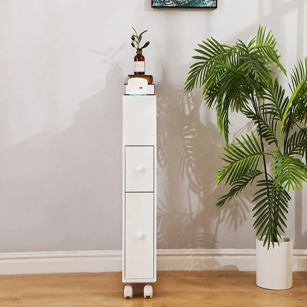 Removable Bathroom Side Cabinet Toilet Caddy with Storage