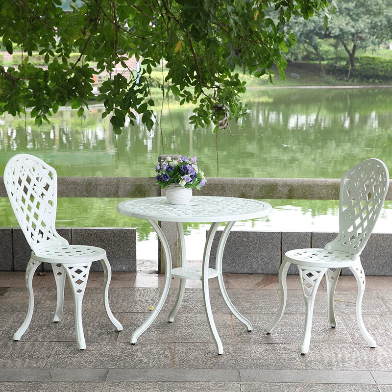 Remy Aluminium 3 Piece Setting - Furniture > Outdoor >
