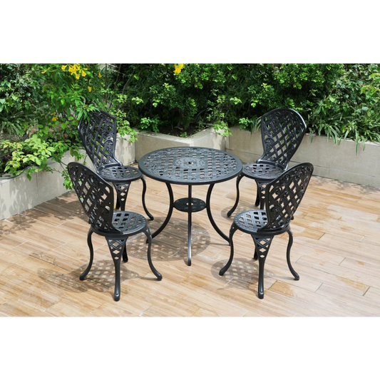 Remy Aluminium 5 Piece Setting - Furniture > Outdoor >