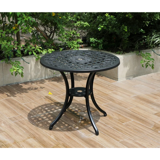 Remy Aluminium Table Black - Furniture > Outdoor > Outdoor