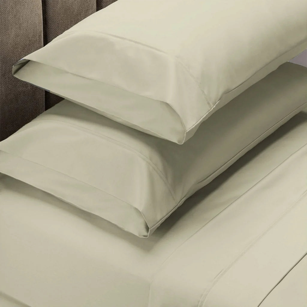 Renee Taylor 1500 Thread Count Cotton Blend Sheet Set - King Ivory