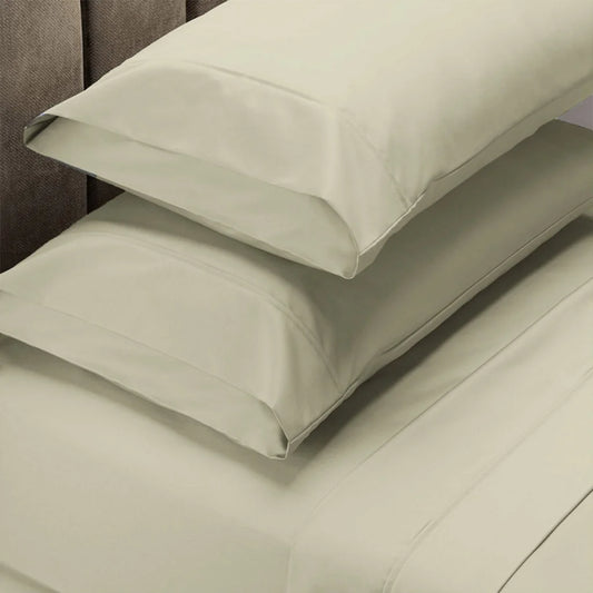 Renee Taylor 1500 Thread Count Cotton Blend Sheet Set - King Ivory
