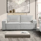 Reno Sofa 3 Seater Beige Colour Fabric Upholstery