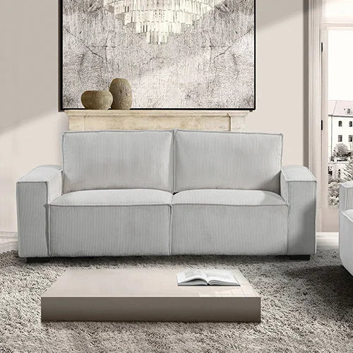 Reno Sofa 3 Seater Beige Colour Fabric Upholstery