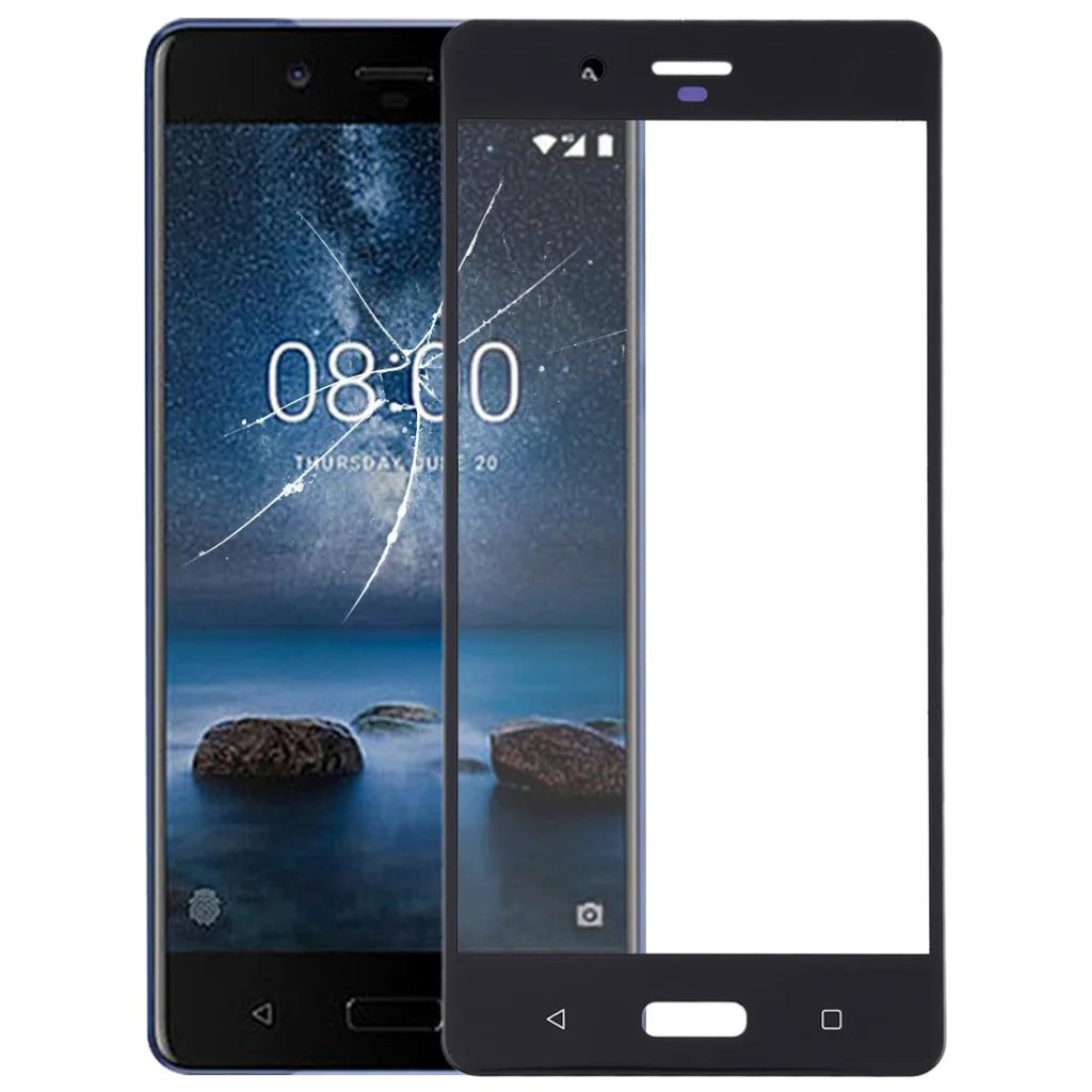Replacement Front Screen Glass For Nokia 8