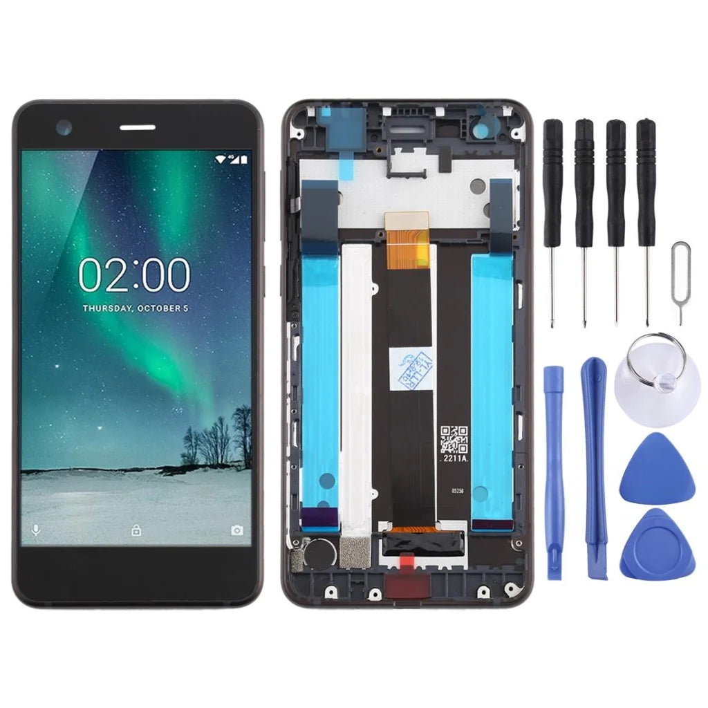 Replacement Lcd Screen For Nokia 2 With Digitizer And Frame-1915196580135309312
