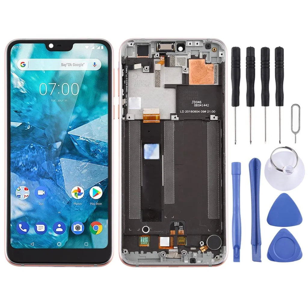 Replacement Lcd Screen For Nokia 7.1 With Frame-1915196586162524166