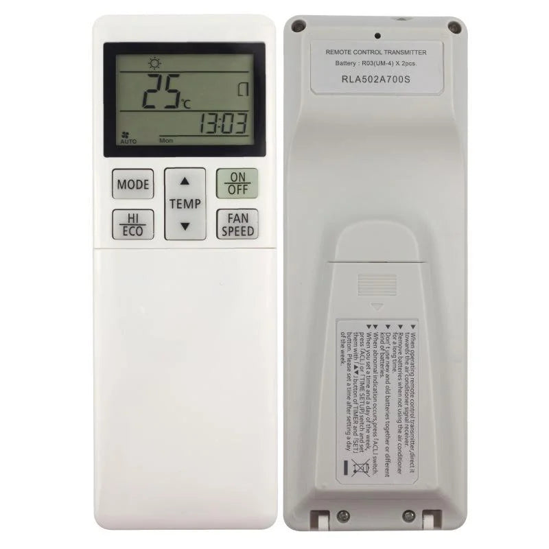 Replacement Remote Control For Mitsubishi Air Conditioner - Cream White-1915196967647055879