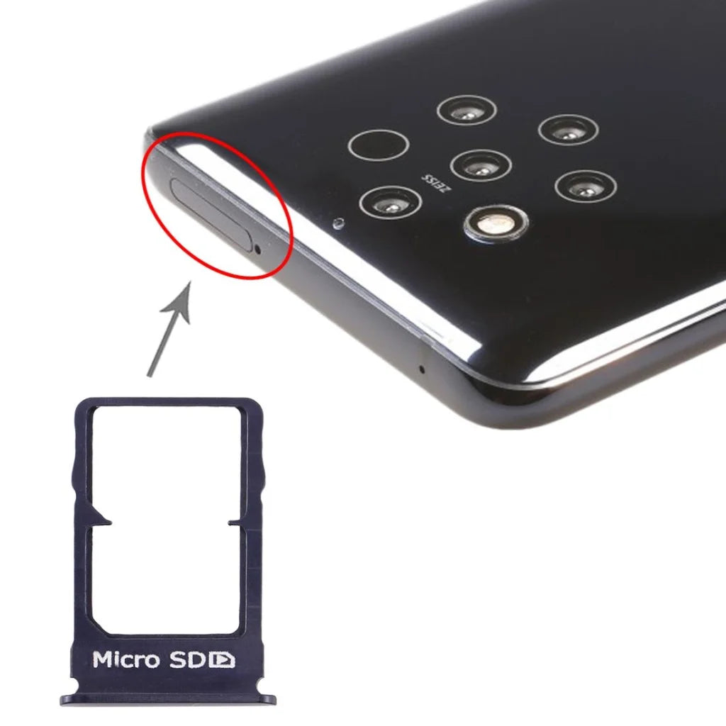 Replacement Sim And Micro Sd Card Tray For Nokia 9 Pureview-1915196568324149253